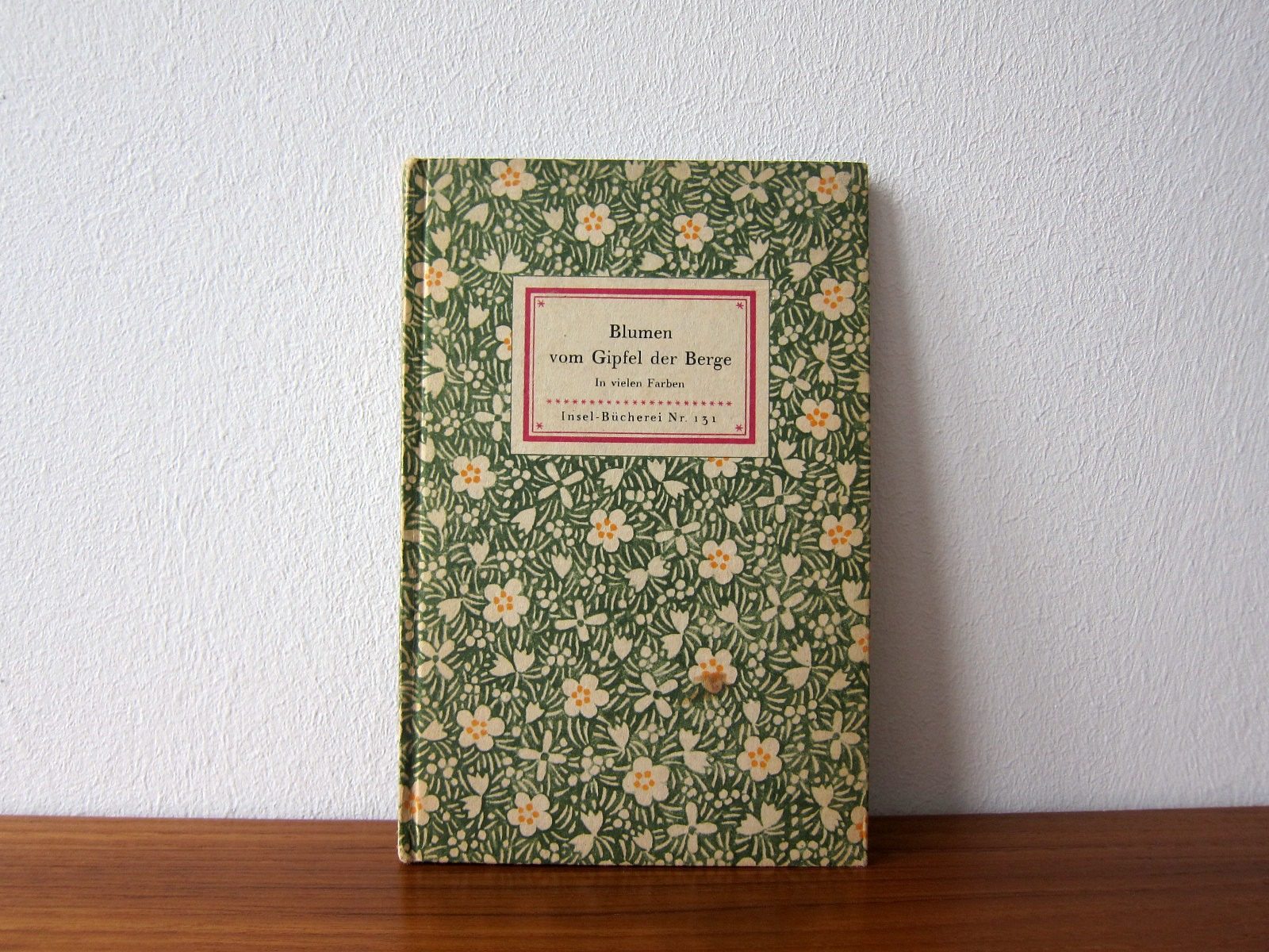 ドイツの古書 インゼル文庫131番 野花の本