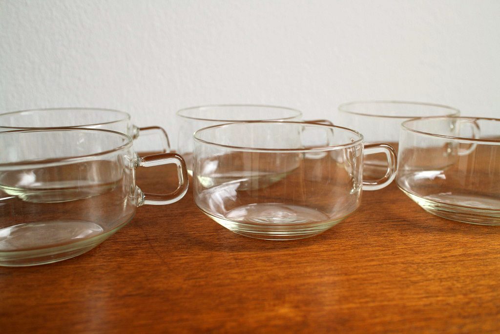 メイドインDDR イエナグラスのカップ6個セット(オリジナル箱付き)